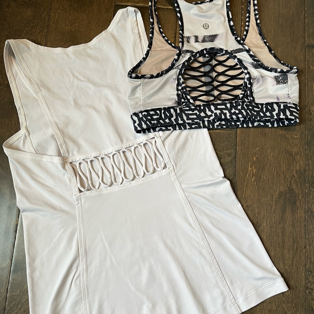 Lululemon Sweaty or Not White Tank